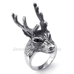 Anello Di Cervo In Titanio