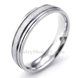 Anello Da Uomo In Titanio Sabbiato Con Ciondolo "Lovers"