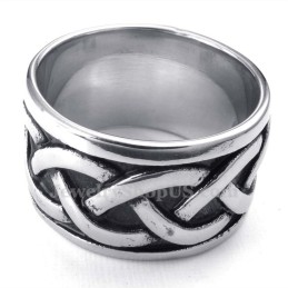 Anello In Titanio Con Nodo Irlandese