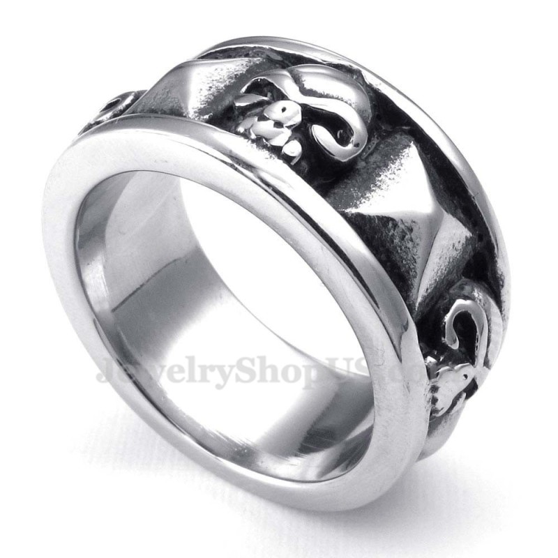 Anello Teschio In Titanio Anello Teschio In Titanio