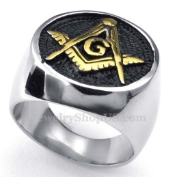 Anello Massonico In Titanio