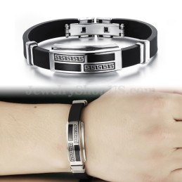 Bracciale Da Uomo In Titanio Alla Moda C930