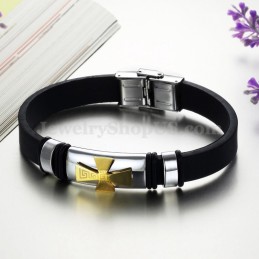 Nuovo Design Bracciale In Titanio Da Uomo C803