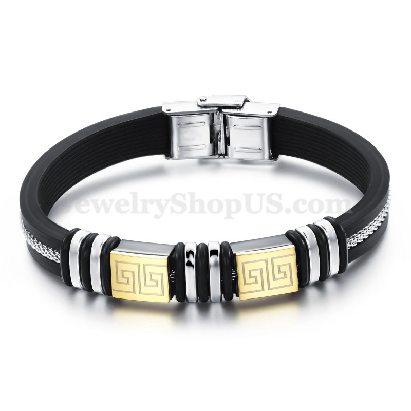 Elegante Nuovo Bracciale Da Uomo In Titanio C932 Elegante Nuovo Bracciale Da Uomo In Titanio C932
