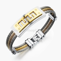 Bracciale Classico Da Uomo In Titanio Online C784
