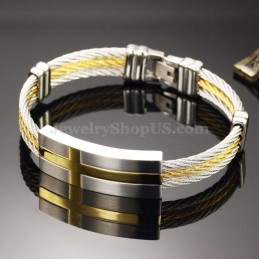 Bracciale In Titanio Da Uomo Personality C754