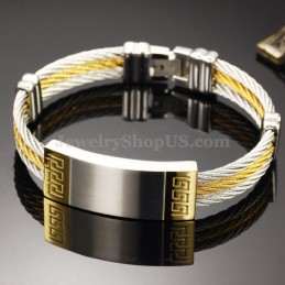 Bracciale In Titanio Da Uomo Squisito C755