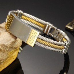 Bracciale In Titanio Da Uomo Squisito C755