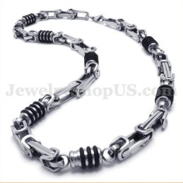 Collana Con Catena In Titanio Da Uomo Alla Moda