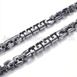 Collana Con Catena In Titanio Da Uomo Alla Moda