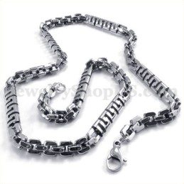 Collana Con Catena In Titanio Da Uomo Alla Moda