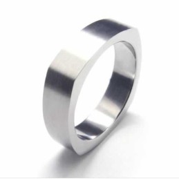 Anello Unisex In Titanio Puro Da 5 Mm
