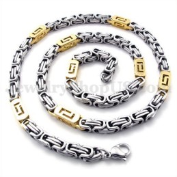 Collana Con Catena In Titanio Da Uomo Alla Moda