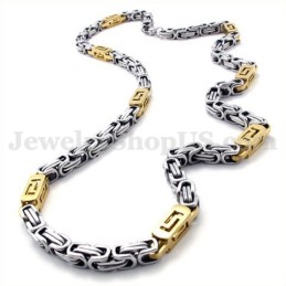 Collana Con Catena In Titanio Da Uomo Alla Moda