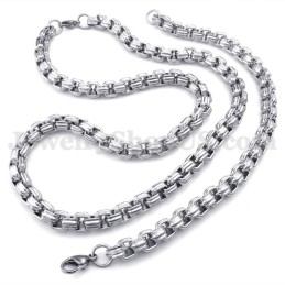 Collana Con Catena In Titanio Da Uomo Alla Moda