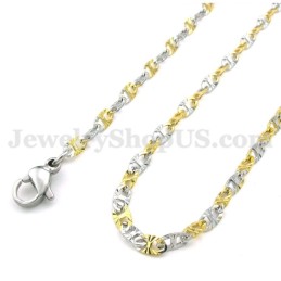 Collana Con Catena In Titanio Alla Moda