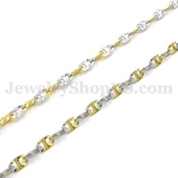 Collana Con Catena In Titanio Alla Moda