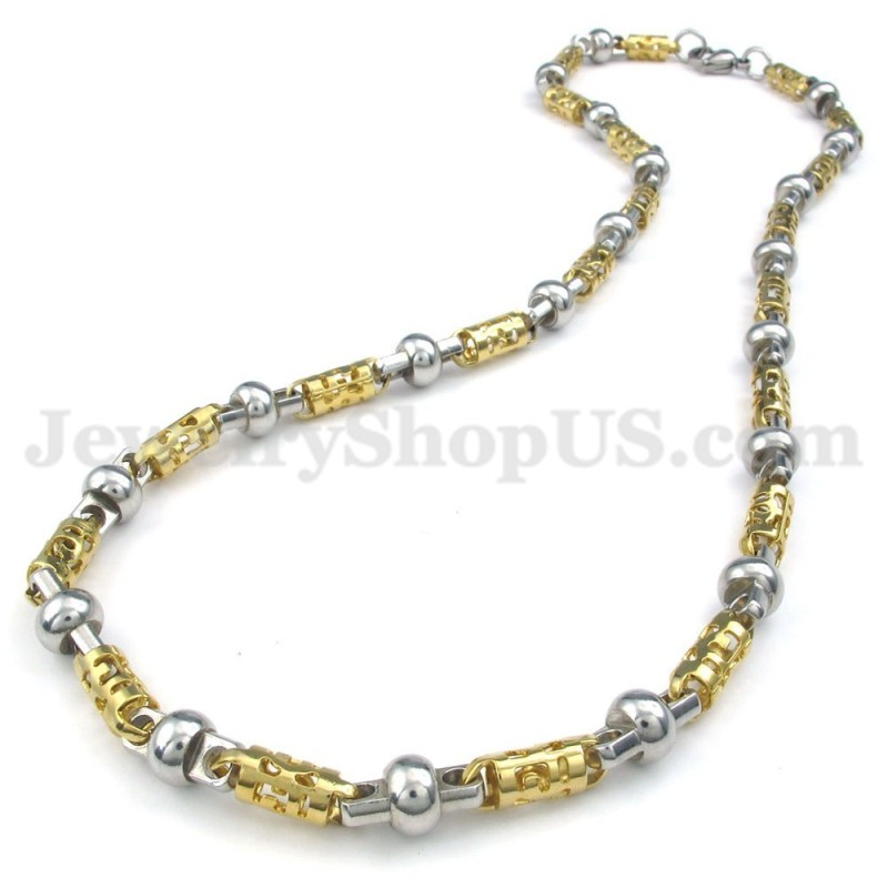 Collana Con Catena In Titanio Da Uomo Alla Moda Collana Con Catena In Titanio Da Uomo Alla Moda
