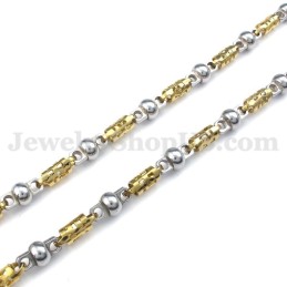 Collana Con Catena In Titanio Da Uomo Alla Moda