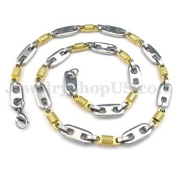 Collana Con Catena In Titanio Da Uomo Alla Moda