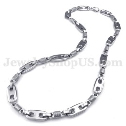 Collana Con Catena In Titanio Da Uomo Alla Moda