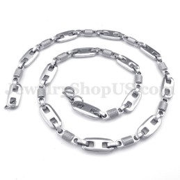 Collana Con Catena In Titanio Da Uomo Alla Moda