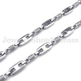 Collana Con Catena In Titanio Da Uomo Alla Moda