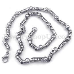 Collana Con Catena In Titanio Da Uomo Alla Moda