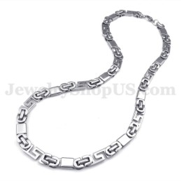 Collana Con Catena In Titanio Da Uomo Alla Moda