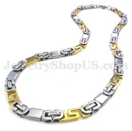 Collana Con Catena In Titanio Da Uomo Alla Moda