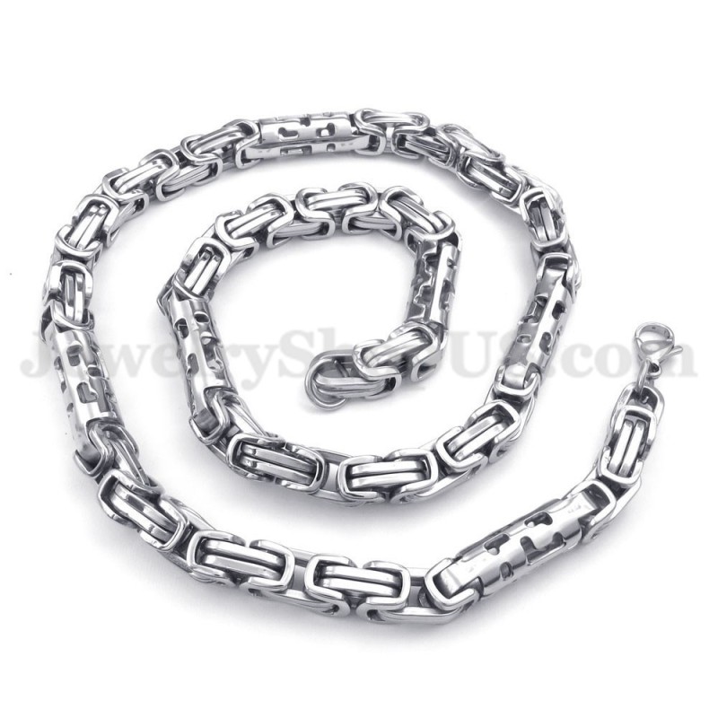 Collana Con Catena In Titanio Da Uomo Alla Moda Collana Con Catena In Titanio Da Uomo Alla Moda