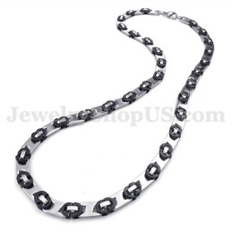 Squisita Collana Con Catena In Titanio Da Uomo