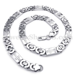 Collana Con Catena In Titanio Da Uomo Alla Moda