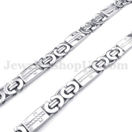 Collana Con Catena In Titanio Da Uomo Alla Moda