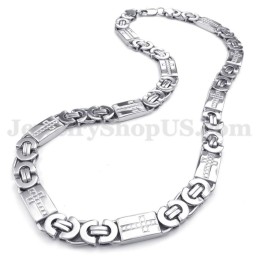 Collana Con Catena In Titanio Da Uomo Alla Moda