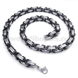 Splendida Collana Con Catena In Titanio Da Uomo