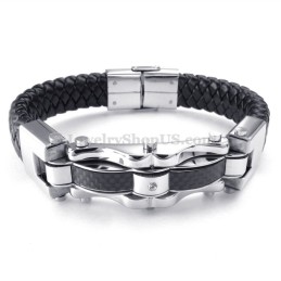Braccialetti In Titanio Squisiti In Oro E Nero Per Uomo
