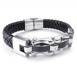 Braccialetti In Titanio Squisiti In Oro E Nero Per Uomo