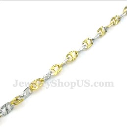 Collana In Titanio E Oro Da Donna