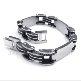Bracciale In Gomma Di Titanio Da Uomo