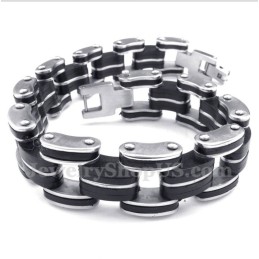 Bracciale In Gomma Di Titanio Da Uomo
