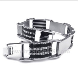 Bracciale In Gomma Di Titanio Da Uomo
