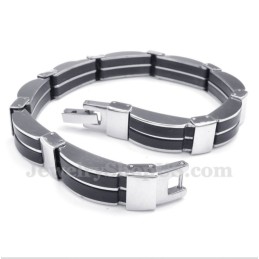 Bracciale In Gomma Di Titanio Da Uomo