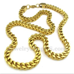 Collana Da Uomo In Titanio E Oro