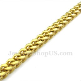Collana Da Uomo In Titanio E Oro
