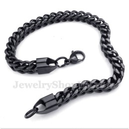 Bracciale Da Uomo In Titanio Nero