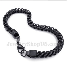 Bracciale Da Uomo In Titanio Nero