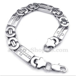 Bracciale Da Uomo Con Croce In Titanio