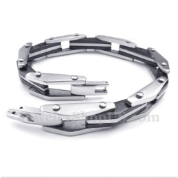 Bracciale Da Uomo In Titanio Nero