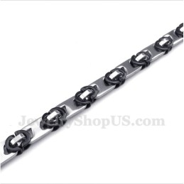 Bracciale Rotondo Nero In Titanio Da Uomo